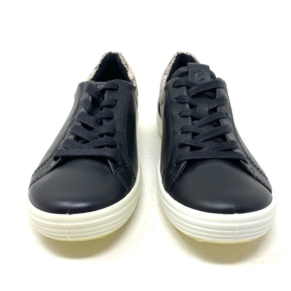 ECCO - WOMENS SOFT 7 Leather SHOES 470343-60099 Black limestone - Picture 3 of 7